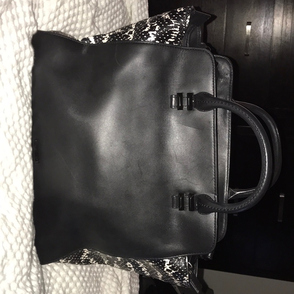 Black and white bag